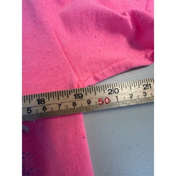 Disney Pink T-Shirt With Mickey & Friends Fireworks Graphic Print Size M - Picture 6 of 7